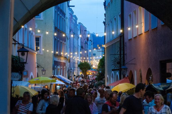 Die Grüben während des Brückenfests 2014 © Burghauser Touristik GmbH