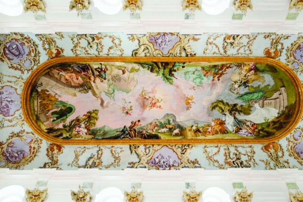 Deckenfresco des Steinernen Saals in Raitenhaslach © Astrid Eckert / TU München