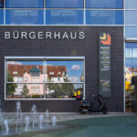 Bürgerhaus Burghausen Fassade © Hannah Soldner