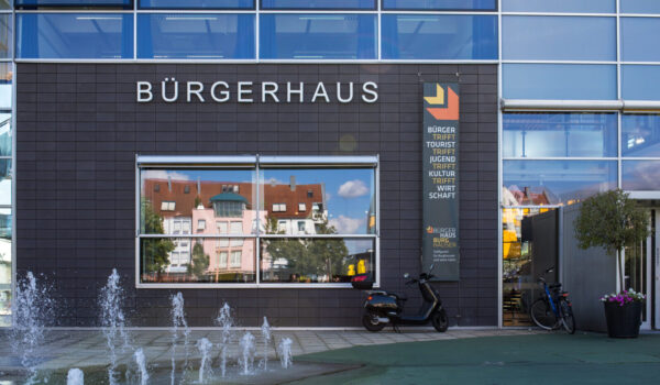 Bürgerhaus Burghausen Fassade © Hannah Soldner