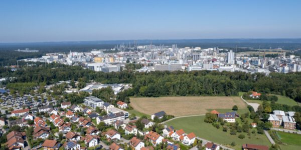 Luftaufnahme Industriegebiet Nord © Stadt Burghausen
