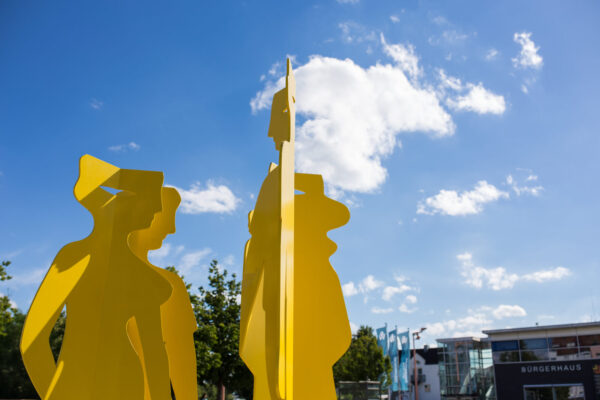 Skulpturen am Bürgerhaus © Hannah Soldner