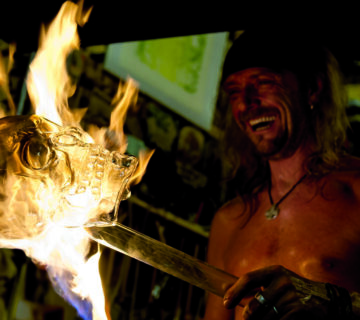 Glasbläser bei der Arbeit in den Grüben © Burghauser Touristik GmbH