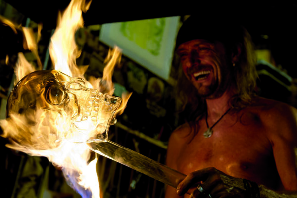 Glasbläser bei der Arbeit in den Grüben © Burghauser Touristik GmbH