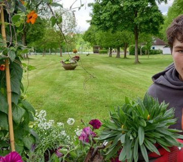 Azubi zum Gärtner bei der Stadt Burghausen © Stadt Burghausen