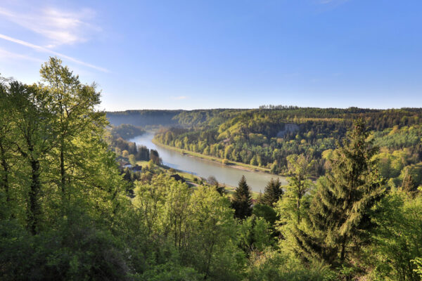 Blick über die Salzach und Wald © Gerhard Nixdorf