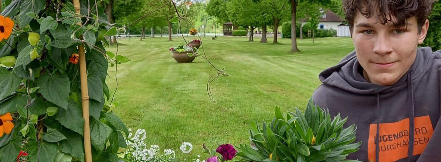 Valentin Baumgartner Azubi Stadtgaertner