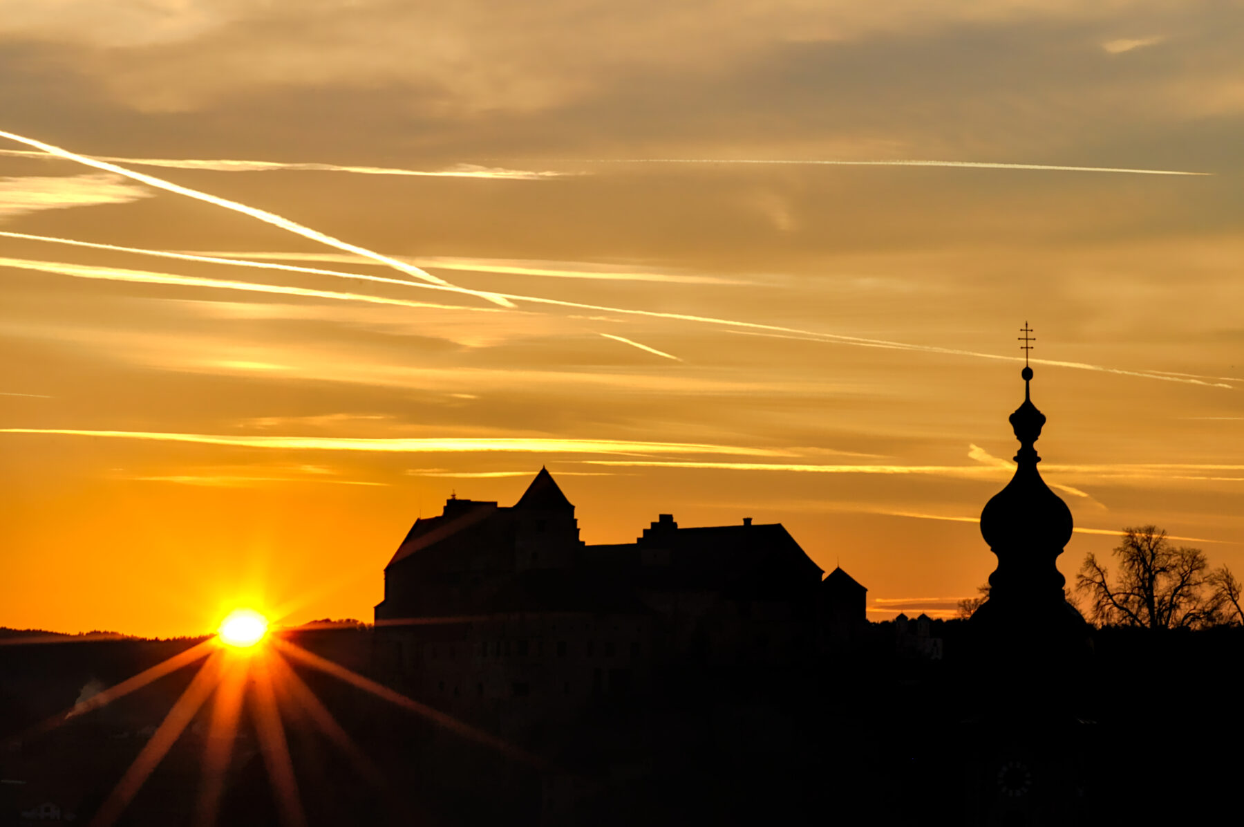 Sonnenuntergang in Burghausen © Kirst Scholz