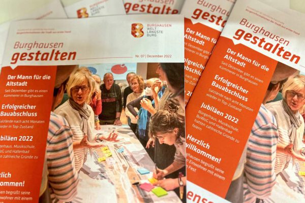 Burghausen gestalten. Dez 2022 Burghausen gestalten. Dez 2022
