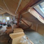 Arbeiten für die Dachdämmung