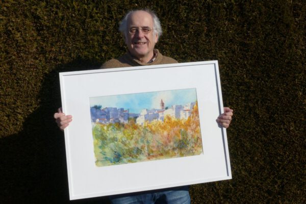 Georg Mayer präsentiert seine Aquarelle im Haus der Familie Fotocredit: Mayer Georg Mayer präsentiert seine Aquarelle im Haus der Familie Fotocredit: Mayer