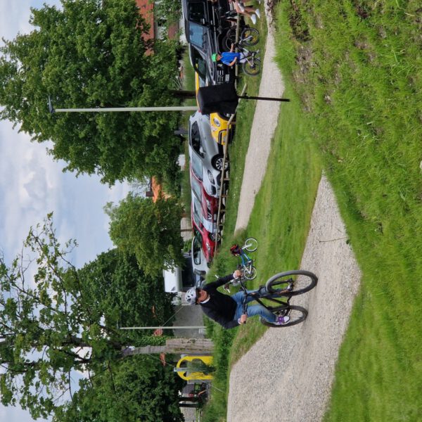 Biker am Bikepark Burghausen