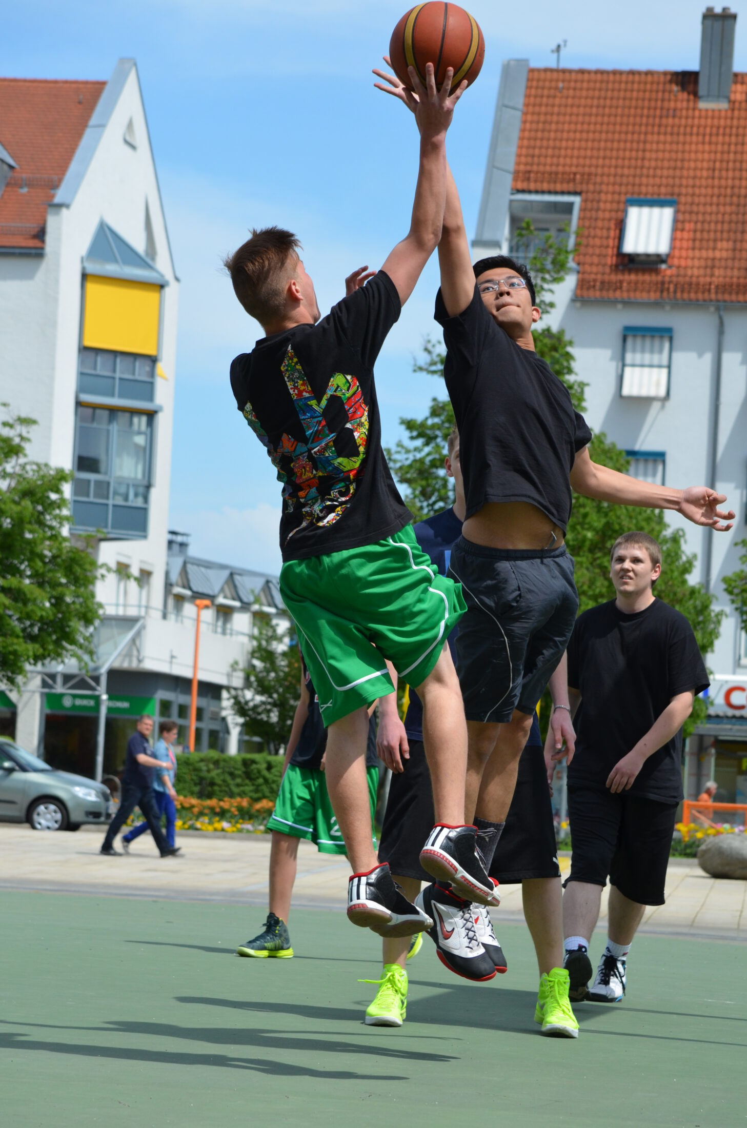 Streetballturnier der Jugend am Bürgerplatz