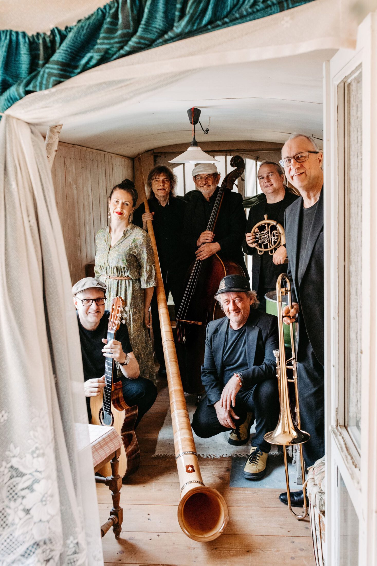 Stubenjazz , ein Ensemble aus dem „Ländle“ um den Jazztrompeter und Komponisten Michael T.Otto Foto: ©Stubenjazz