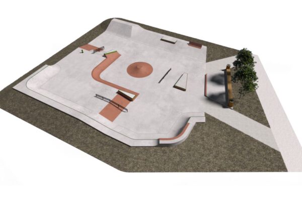 Entwurf Skatepark © Darko Stevanovic Entwurf Skatepark © Darko Stevanovic