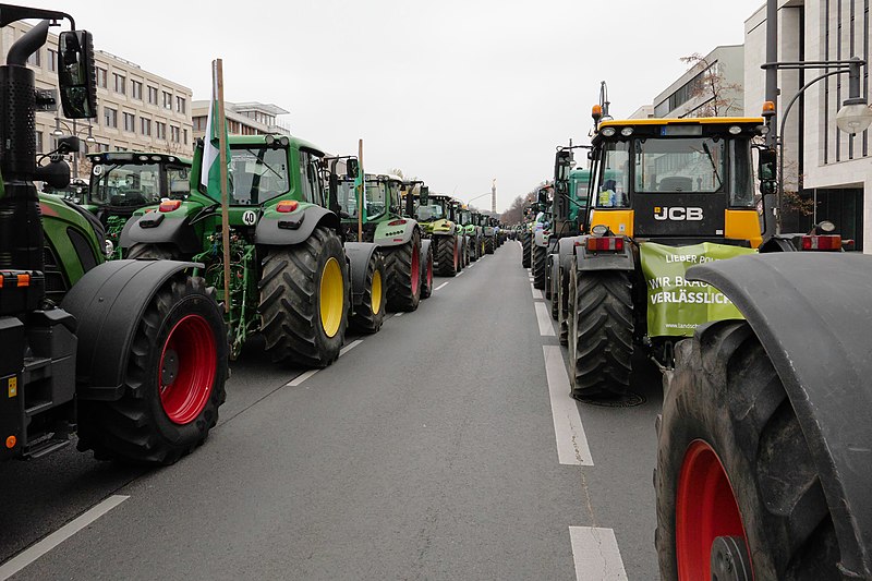 Traktoren-Demo Symbolbild © Membeth