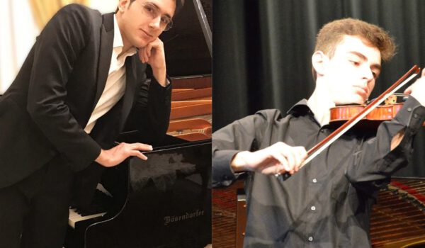 Am 3. März 2024 um 11 Uhr startet das fünfte Junge-Ohren-Konzert der Musikschule Burghausen. Lauro Lorenz (Bratsche) und Francesco Tropea (Klavier) spielen im Duo Werke von York Bowen und Rebecca Clarke. Foto Musikschule Burghasen