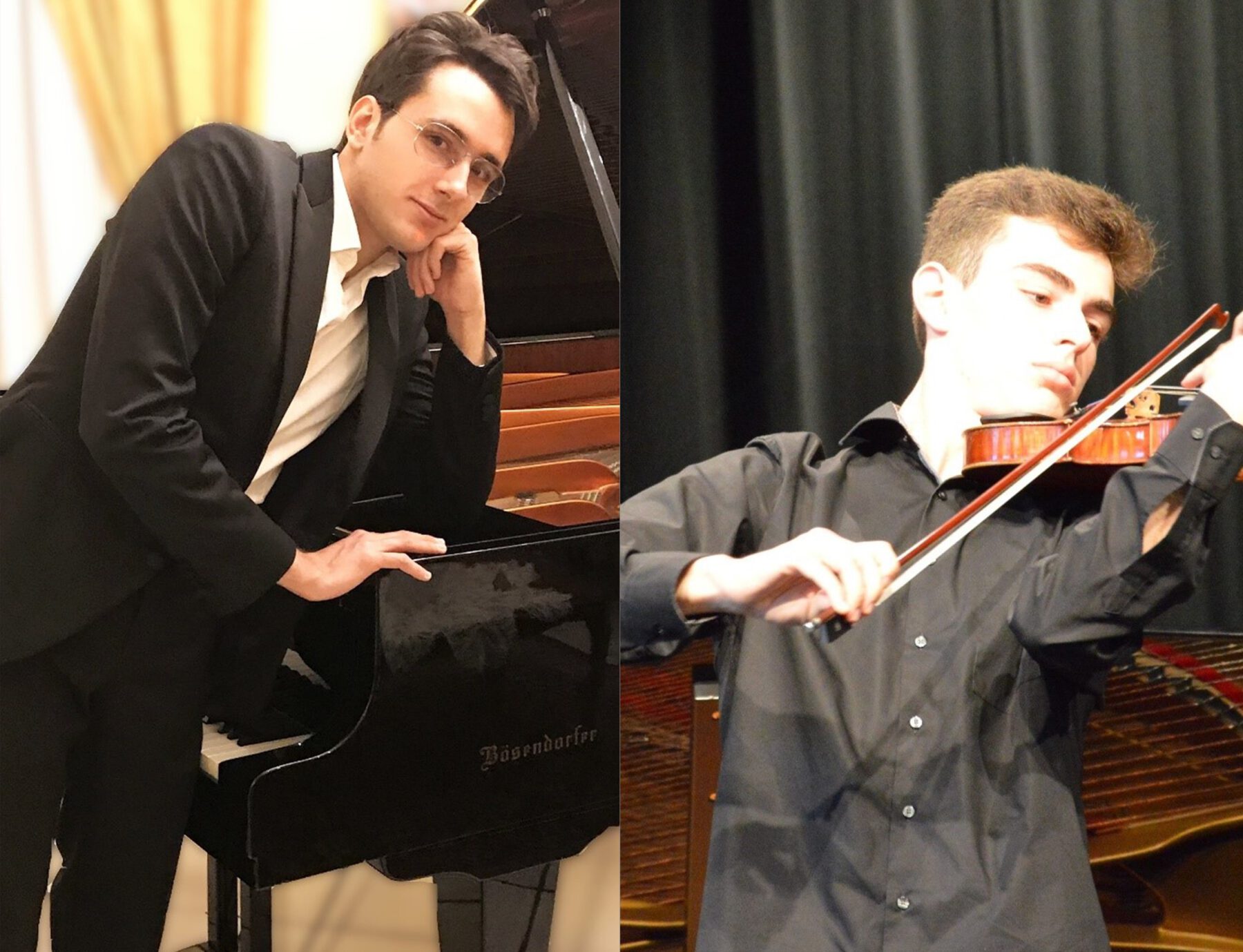 Am 3. März 2024 um 11 Uhr startet das fünfte Junge-Ohren-Konzert der Musikschule Burghausen. Lauro Lorenz (Bratsche) und Francesco Tropea (Klavier) spielen im Duo Werke von York Bowen und Rebecca Clarke. Foto Musikschule Burghasen