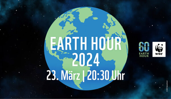 Am 23. März 2024 ist Earth Hour - Die Stadt und der Campus Burghausen nehmen daran teil