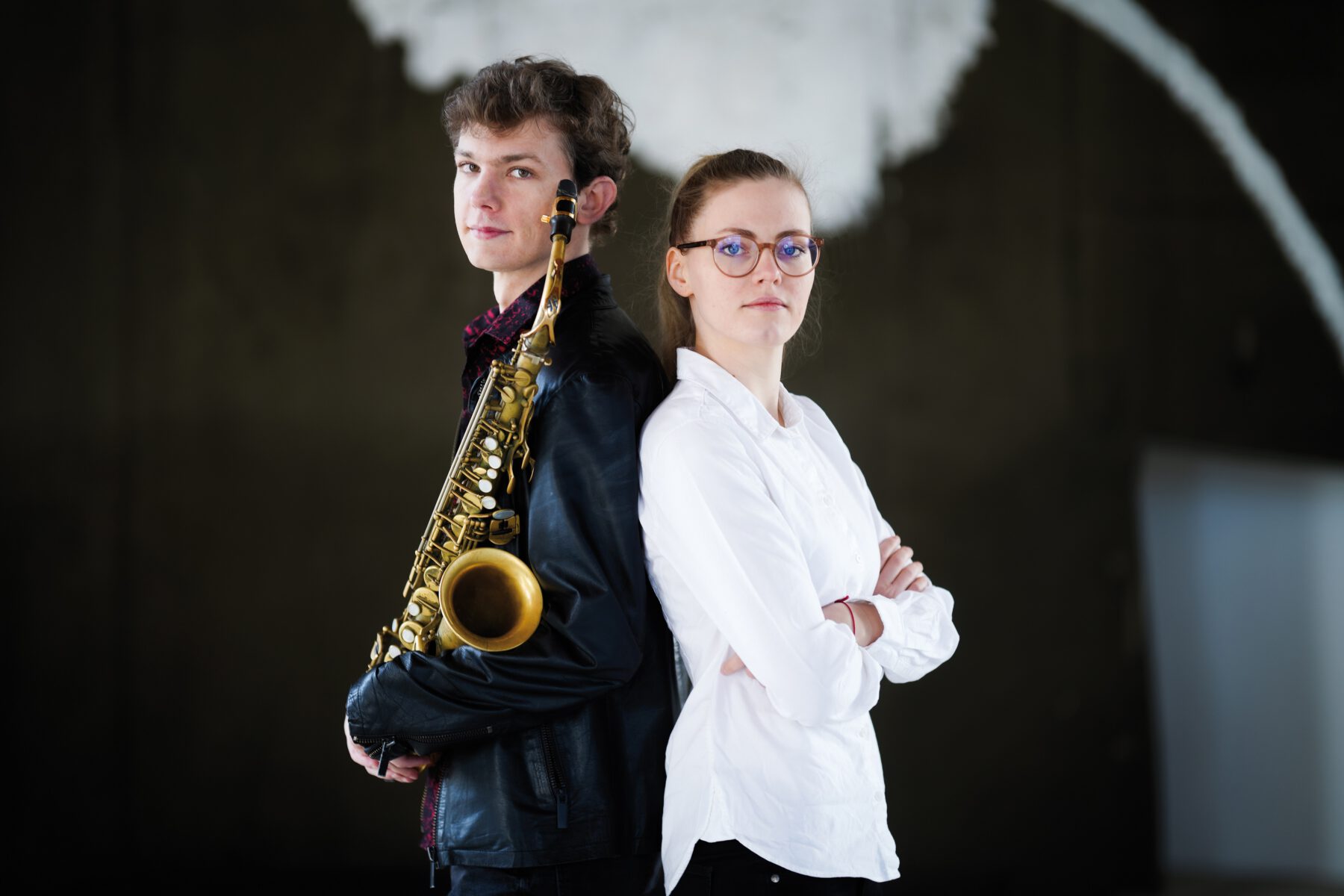 Un dúo con futuro: el saxofonista Jakob Manz y la pianista Johanna Summer © ACT_Mirko Polo
