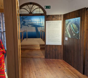 The new special exhibition “The Wöhrsee – more than just a swimming lake” will open on the evening of March 21, 2024. Visitors can look forward to many exciting facts about the Wöhrsee and find out what the Wöhrsee was used for in the past - apart from swimming. Photo credit: Stadtmuseum Burghausen/vtr