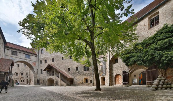 Museo civico di Burghausen nel castello principale del castello più lungo del mondo. Museo Civico Fotografico