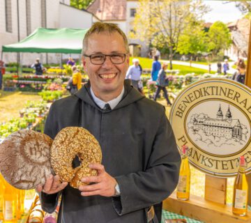 Tasty organic bread is available from the Benedictine Abbey of Plankstetten. Photo credit: Burghauser Tourism
