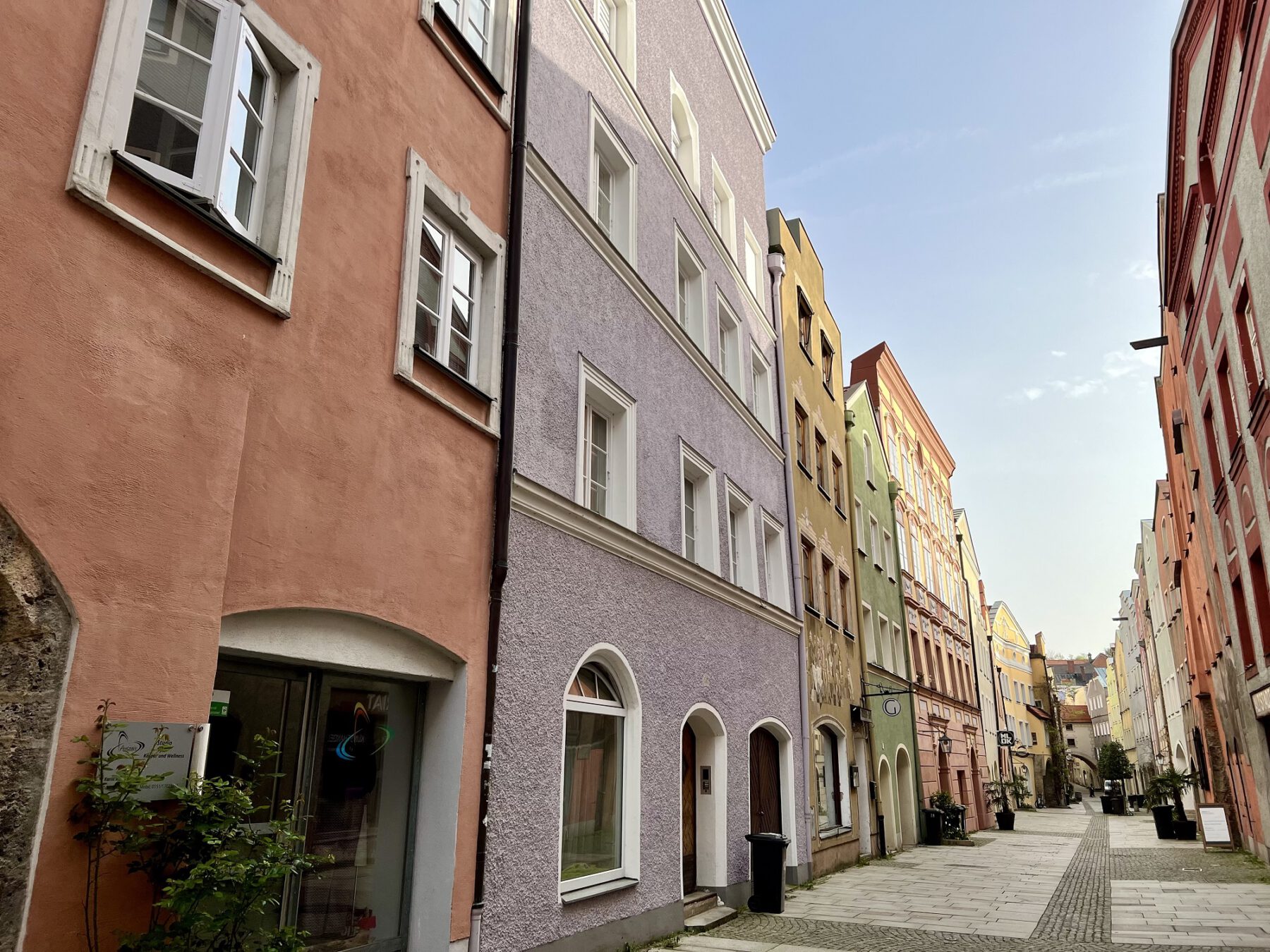 Die Grüben mit Blick Richtung Stadtplatz © Stadt Burghausen/köx