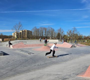 L'apertura ufficiale dello skatepark è prevista per il 13 aprile 2024 - comprese gare, barbecue e after-party nella JUZ © Stadt Burghausen/ebh