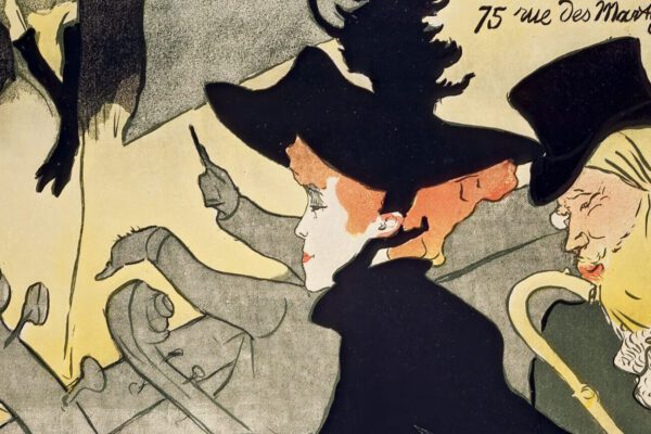 (Albi) Le Divan japonais 1893 lithographie - Toulouse-Lautrec MTH.A3