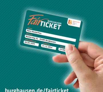 Das Fair Ticket Fotocredit: Stadt Burghausen