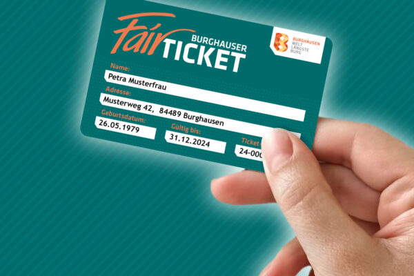 Das Fair Ticket Fotocredit: Stadt Burghausen