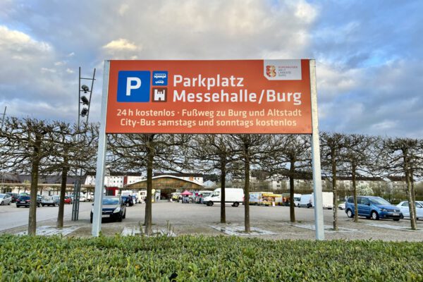 Parkplatz Messehalle parken Messehalle Foto köx Parkplatz Messehalle steht während er Bauarbeiten am 4. und 5. Juni 2024 nicht zur Verfügung