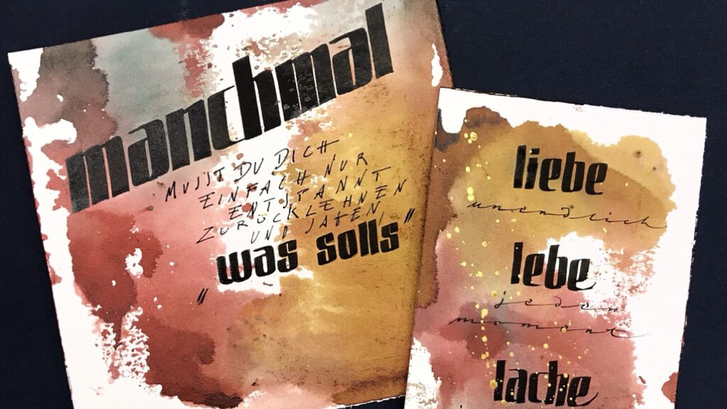 2025 01 24 Kalligraphie Auszeit vom Alltag Foto Irene Kirchner, manchmal