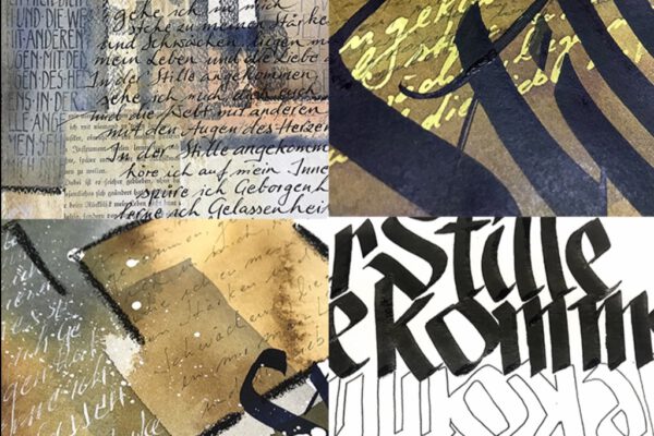 Auszeit vom Alltag_Kalligrahie Irene Kirchner, Quadrate