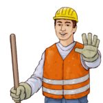 Baustelle Bauarbeiter Frans Stummer