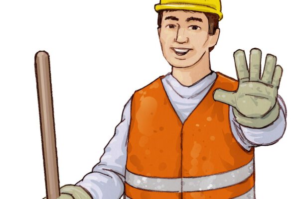 Baustelle Bauarbeiter Frans Stummer