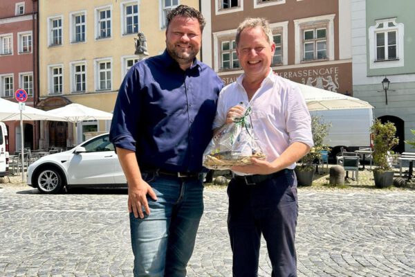 Bürgermeister Kluge und Bgm Schneider Juli 2024