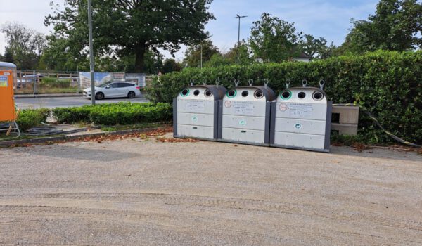 Am Messeplatz stehen seit 22. August 2024 Altglascontainer © Umweltamt Burghausen Am Messeplatz stehen seit 22. August 2024 Altglascontainer © Umweltamt Burghausen