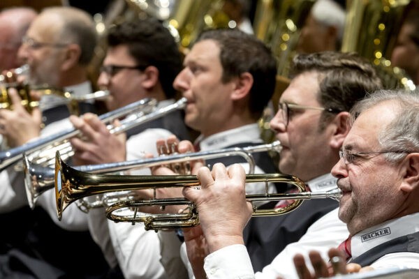Frühjahrskonzert der Wacker Werkkapelle 2022, Mehrzweckhalle, Werk Burghausen