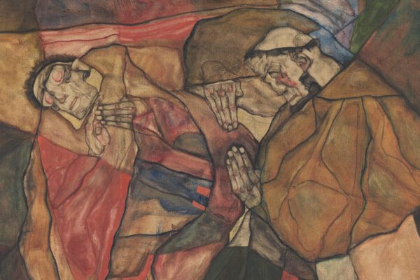 2024-12-13 Egon Schiele, Agonie, 1912, Bayerische Staatsgemäldesammlungen - Neue Pinakothek München CC BY S.A 4.0