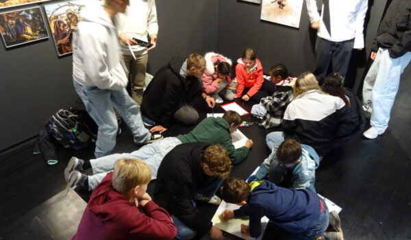 Gemeinschaftsprojekt dreier Burghauser Schulen Arbeitsgruppe. Fotocredit: Stadt Burghausen / Angstl