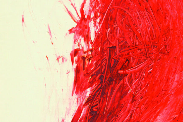 01_hellrot ubermalt Mischtechnik Pigment Acryl Graphit Buchdruckpapier 76x101 cm 01_hellrot ubermalt Mischtechnik Pigment Acryl Graphit Buchdruckpapier 76x101 cm