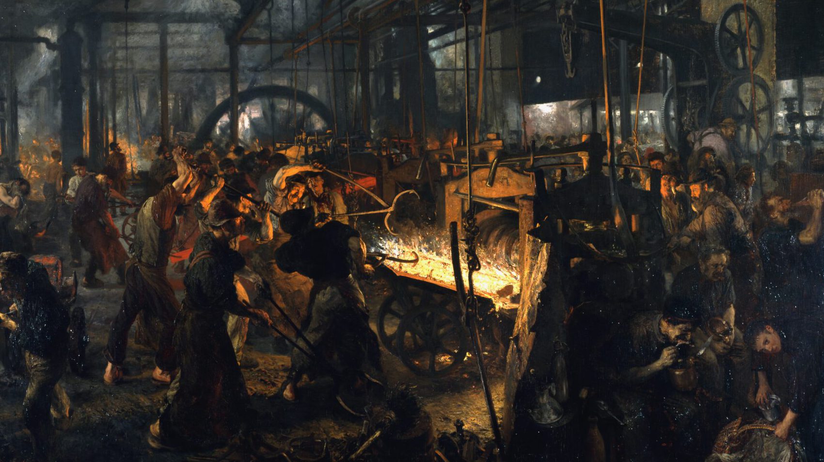 Eisenwalzwerk menzel Berlin CC BY SA 4 0 Staatliche Museen zu Berlin, Nationalgalerie Andres Kilger