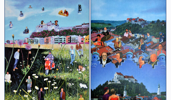 Bild: Irene Ober „Märchenstadt Burghausen“ / Knox „Burghausen Blues“ © Irene Ober / Knox