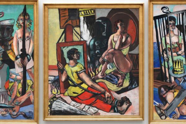 2025-03-14 Max Beckmann_Versuchung_Tryptichon_BStGS 2025-03-14 Max Beckmann_Versuchung_Tryptichon_BStGS
