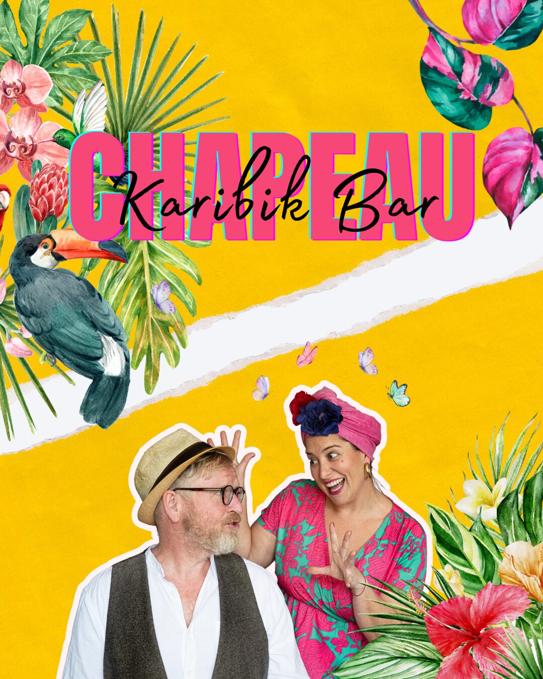 Werberingaktion Mut zum Hut: z.B. im Café am Bichl, wo das Personal am 21.02.2024 Hut tragen wird.