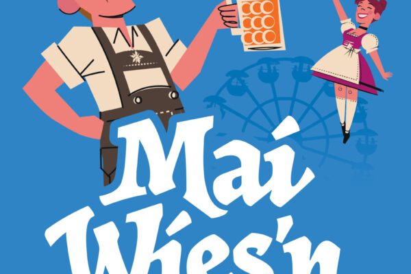 Das neue Plakat zur Burghauser Mai-Wies´n - sympathisch, familienfreundlich, traditionell im neuen Look!