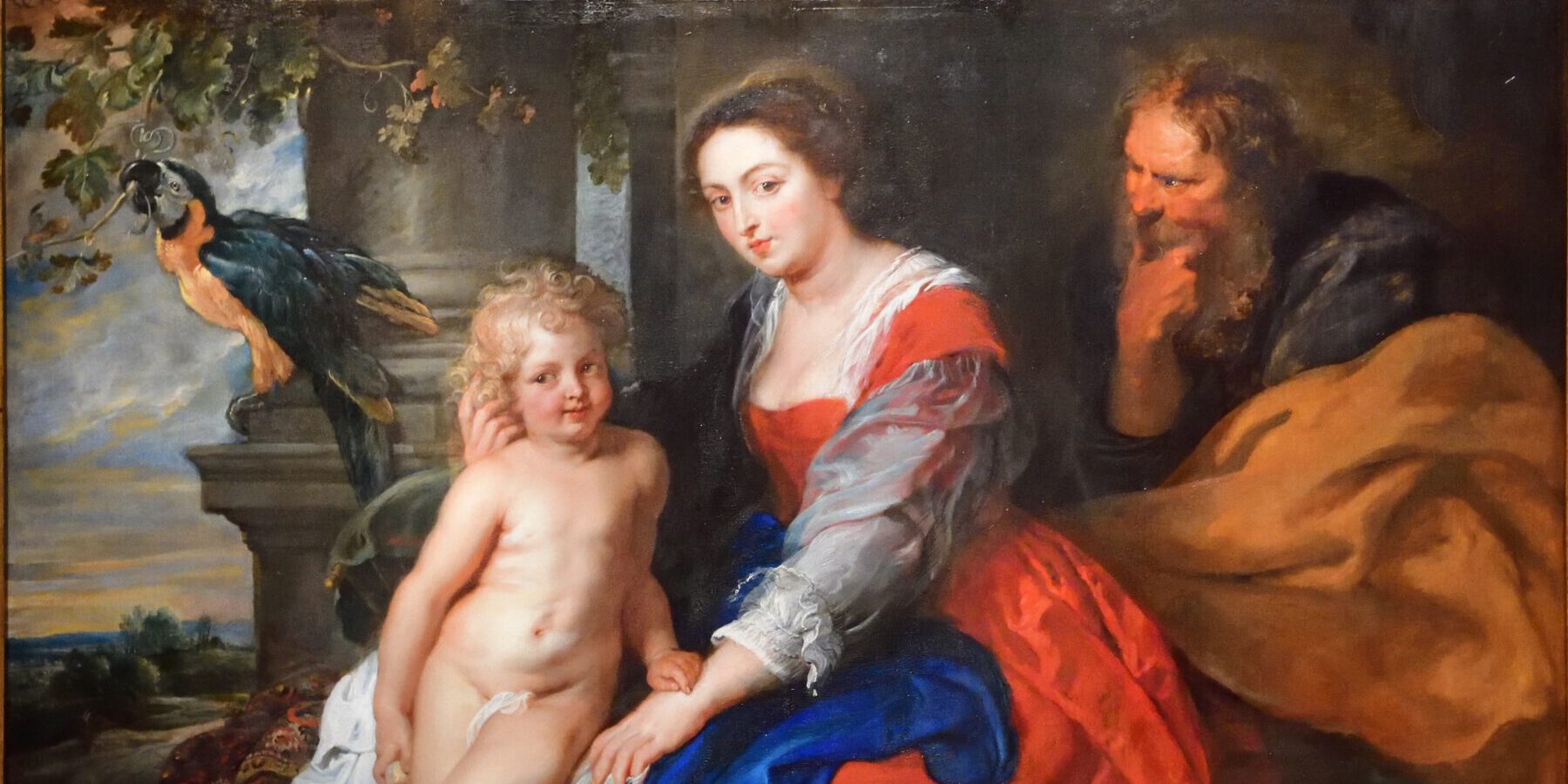 2025 12 18 RUBENS HEILIGE FAMILIE Antwerpen KMSKA Peter Paul Rubens Holy family with the Parrot 2660