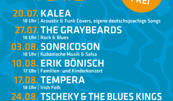 Plakat Sommermusik am Wasserplatz 2025